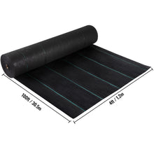 VEVOR 5.8oz Heavy Duty Weed Barrier Fabric for Garden & Landscaping