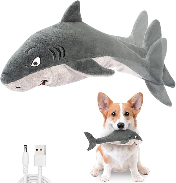 Interactive Flopping Fish Dog Toy – Touch-Activated, Squeaky Plush for All Dog Sizes