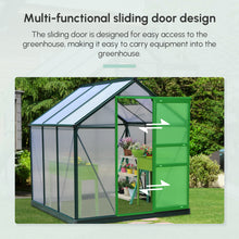 6x6 Walk-In Aluminum Greenhouse with UV Panels & Vent
