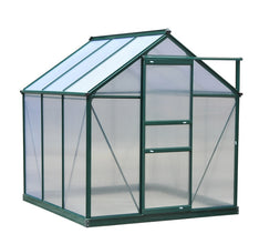 6x6 Walk-In Aluminum Greenhouse with UV Panels & Vent