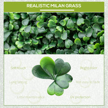 Milan 12-Piece Artificial Grass Tiles 19.75